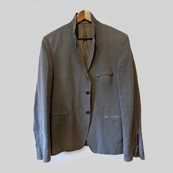 PHILIPPE DUBUC - Green zipped cuff suit - Sz 44 Pants Sz 36 - Picture 1 of 15